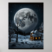 SNOW MOON POSTER (Voorkant)