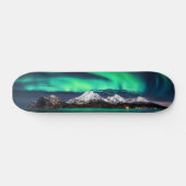 Snow Mountain Aurora Cool Girl Persoonlijk Skateboard (Horizontaal)