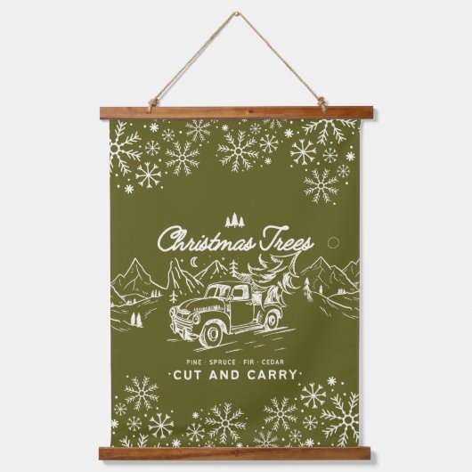 Snow Mountain Harvest Hangend Wandkleed (Voorkant)