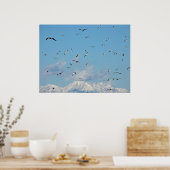 Snow Mountain Poster (Keuken)