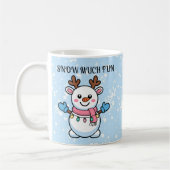 Snow Much Fun | Cute Winter Coffee Mug Koffiemok (Links)
