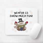 Snow Much Fun Muismat (Met muis)