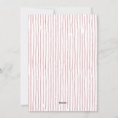 Snow Much Fun Winter Party Waterverf Invitation Feestdagenkaart (Achterkant)