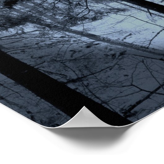 Snow on Hiking Trail 3 Poster (Hoek)