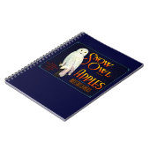 Snow Owl Apples Notitieboek (Linkerzijde)