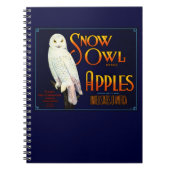 Snow Owl Apples Notitieboek (Voorkant)
