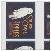 Snow Owl Apples Stof (Close Up)
