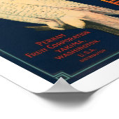 Snow Owl Brand Apples Poster (Hoek)