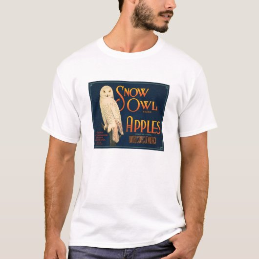 Snow Owl Brand Apples T-shirt (Voorkant)