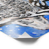 Snow Owl Foto Afdruk (Hoek)