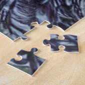 Snow Owl Jigzaag Puzzle Legpuzzel (Zijkant)