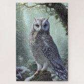 Snow Owl Jigzaag Puzzle Legpuzzel (Verticaal)
