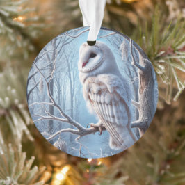Snow Owl Ornament