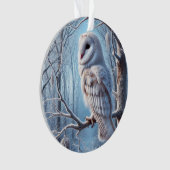 Snow Owl Ornament (voorkant)