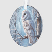 Snow Owl Ornament (voorkant)
