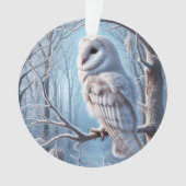 Snow Owl Ornament (voorkant)