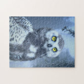Snow Owl Photo Puzzle Legpuzzel (Horizontaal)
