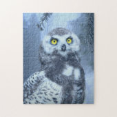 Snow Owl Photo Puzzle Legpuzzel (Verticaal)