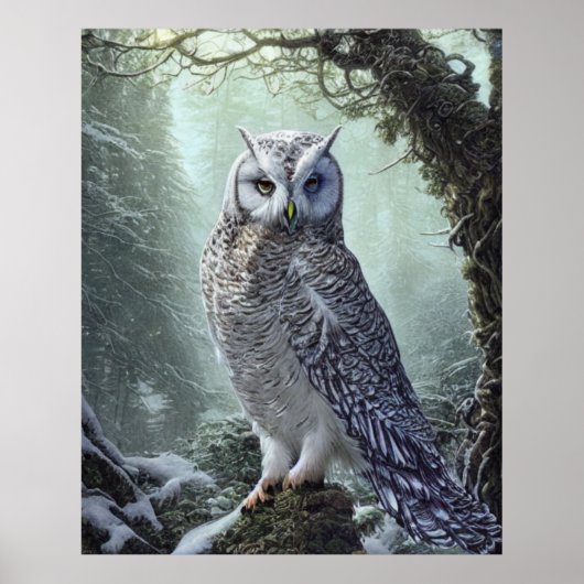 Snow Owl Poster (Voorkant)