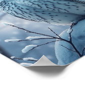 Snow Owl-Poster Poster (Hoek)