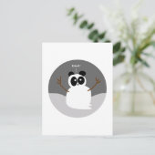 Snow Panda Briefkaart (Staand voorkant)