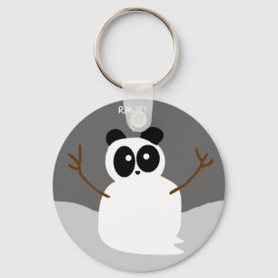 Snow Panda Sleutelhanger