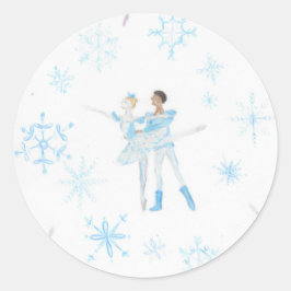 Snow Pas de Deux Sticker