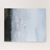 Snow Peak Emerging Through Clouds in Japan Jigsaw Legpuzzel (Horizontaal)