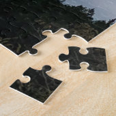 Snow Peak Emerging Through Clouds in Japan Jigsaw Legpuzzel (Zijkant)
