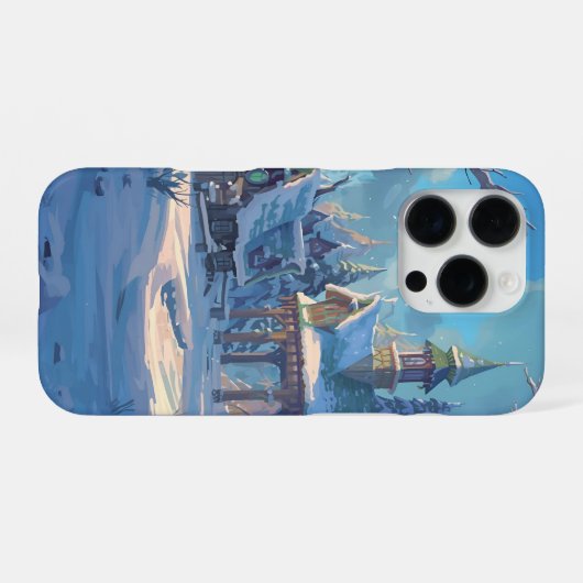 Snow Place Like Home iPhone Hoesje (Achterkant horizontaal)