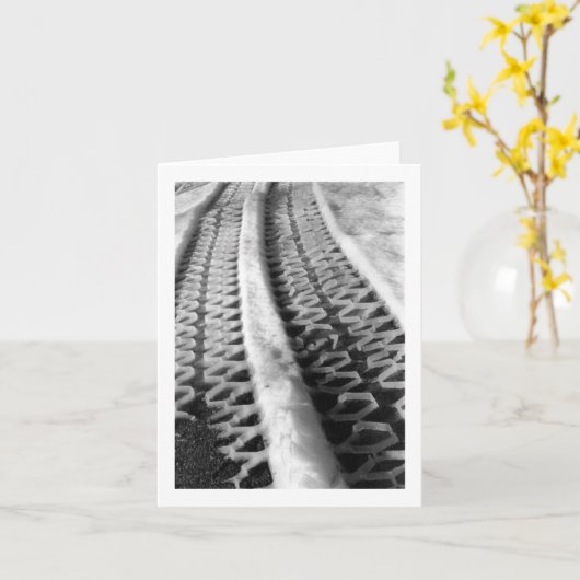 Snow Plow Tracks Kaart (Gele Bloem)