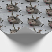 Snow Possum Cadeaupapier (Hoek)