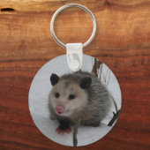 Snow Possum Sleutelhanger (Voorkant)