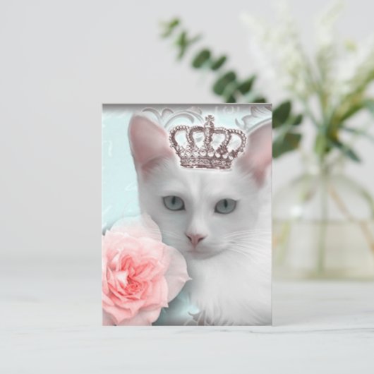 Snow Princess Briefkaart (Staand voorkant)