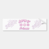 Snow Princess Bumpersticker (Voorkant)