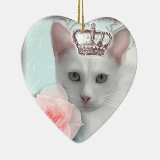 Snow Princess Keramisch Ornament (Rechts)