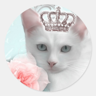 Snow Princess Ronde Sticker