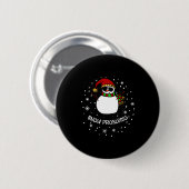 Snow Problemo Funny Christmas Snowman Ronde Button 5,7 Cm (Voorkant /achterkant)