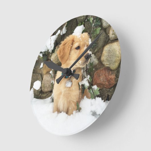 Snow Puppy Ronde Klok (Hoek)