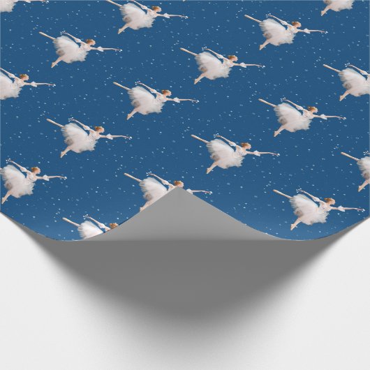 Snow Queen Ballerina Cadeaupapier (Hoek)