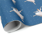 Snow Queen Ballerina Cadeaupapier (Rol Hoek)