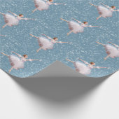 Snow Queen Ballerina Cadeaupapier (Hoek)