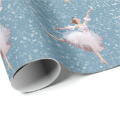 Snow Queen Ballerina Cadeaupapier (Rol Hoek)
