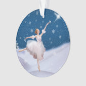 Snow Queen Ballerina  Ornament (voorkant)