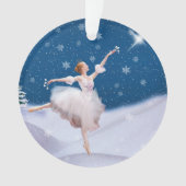 Snow Queen Ballerina  Ornament (voorkant)