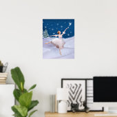 Snow Queen Ballerina Poster (Thuiskantoor)