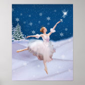 Snow Queen Ballerina Poster (Voorkant)