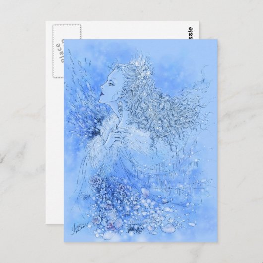 Snow Queen Briefkaart (Voorkant / Achterkant)