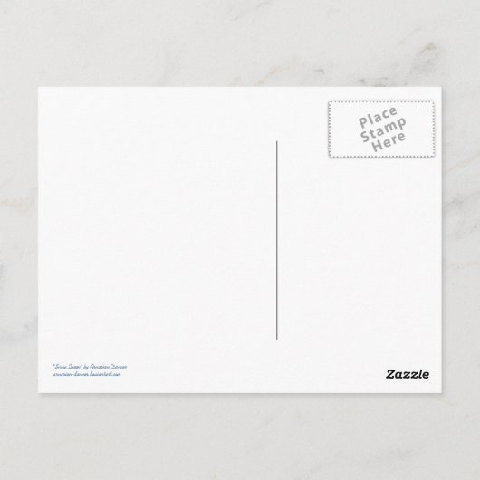 Snow Queen Briefkaart (Achterkant)