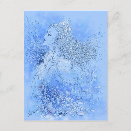 Snow Queen Briefkaart (Voorkant)